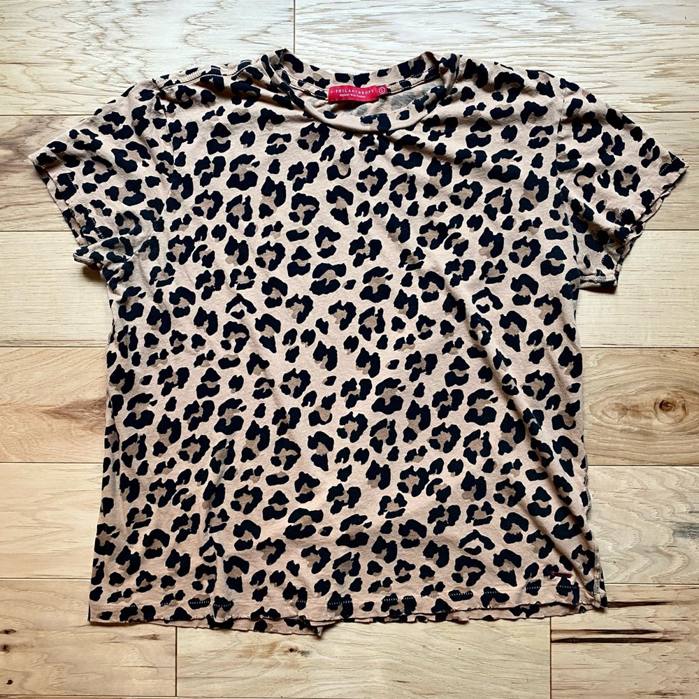 n:PHILANTHROPY Leopard Print Short Sleeve Tee